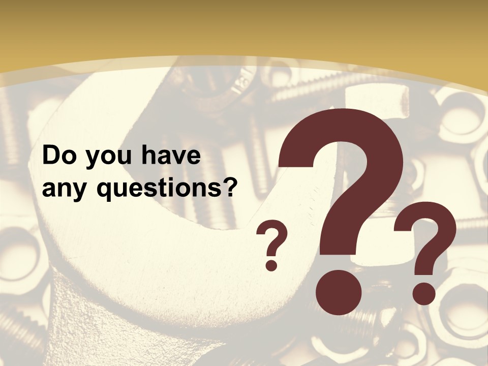 Hardware Construction Tighten PowerPoint Template