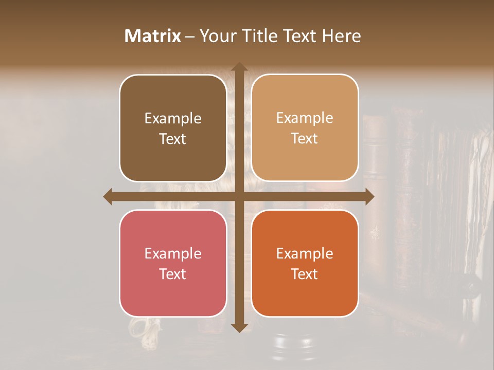 Authority Symbol Divorce PowerPoint Template