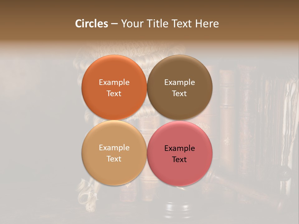 Authority Symbol Divorce PowerPoint Template