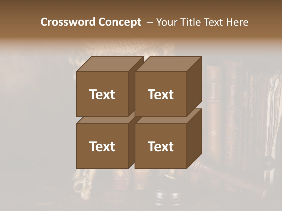 Authority Symbol Divorce PowerPoint Template
