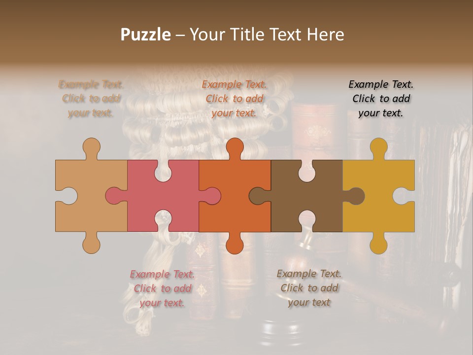 Authority Symbol Divorce PowerPoint Template