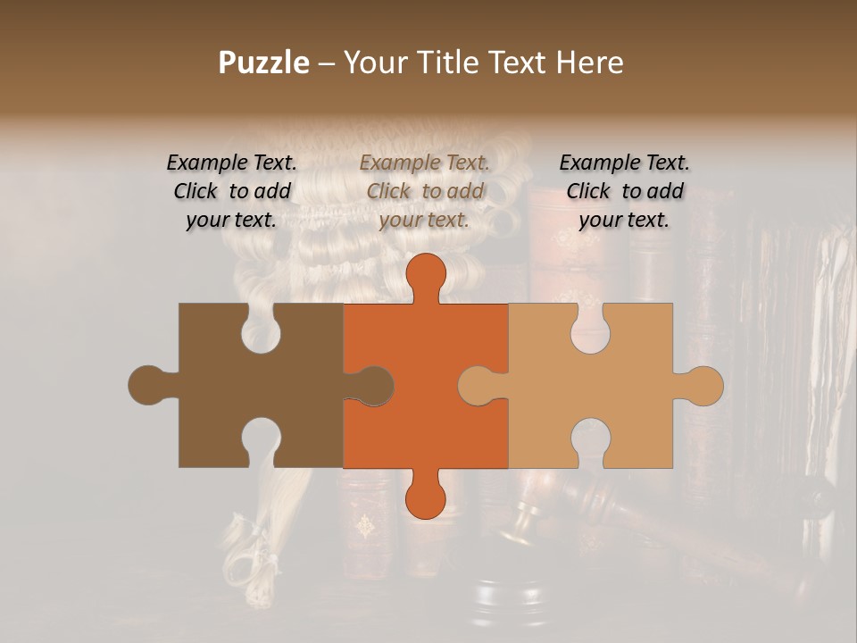 Authority Symbol Divorce PowerPoint Template