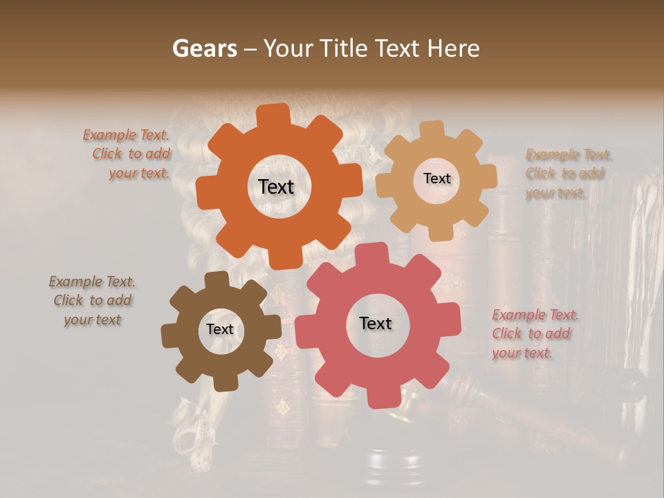 Authority Symbol Divorce PowerPoint Template