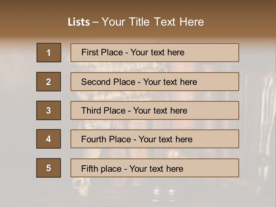 Authority Symbol Divorce PowerPoint Template