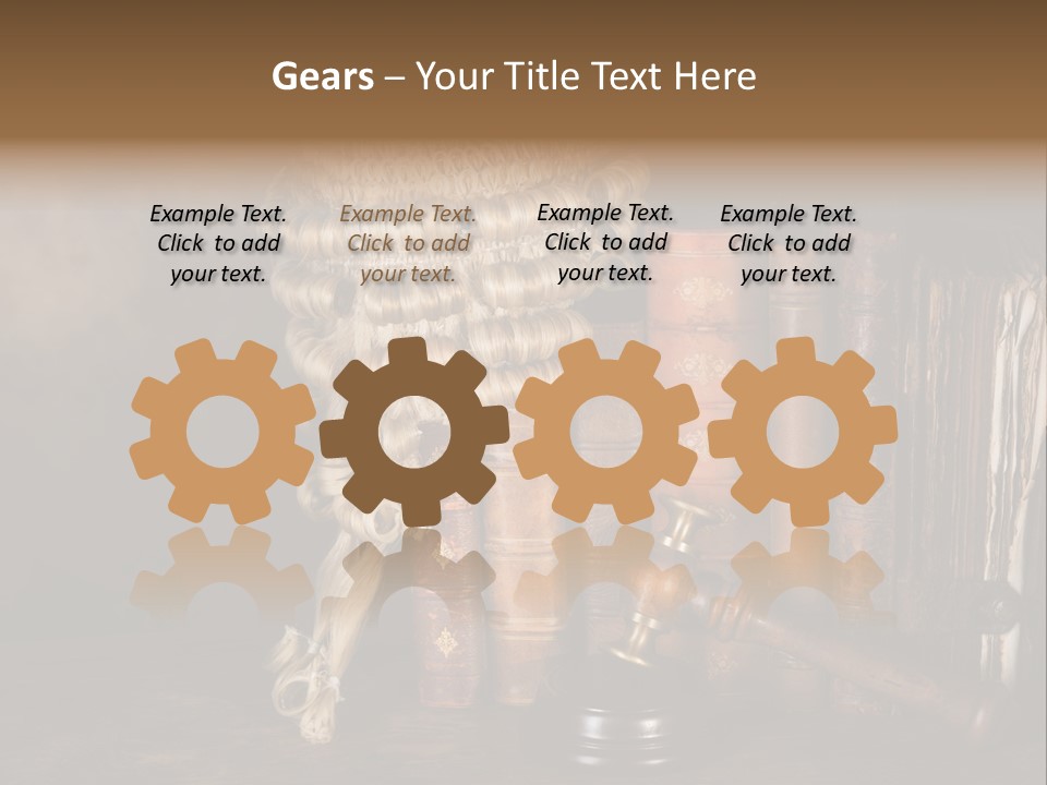 Authority Symbol Divorce PowerPoint Template