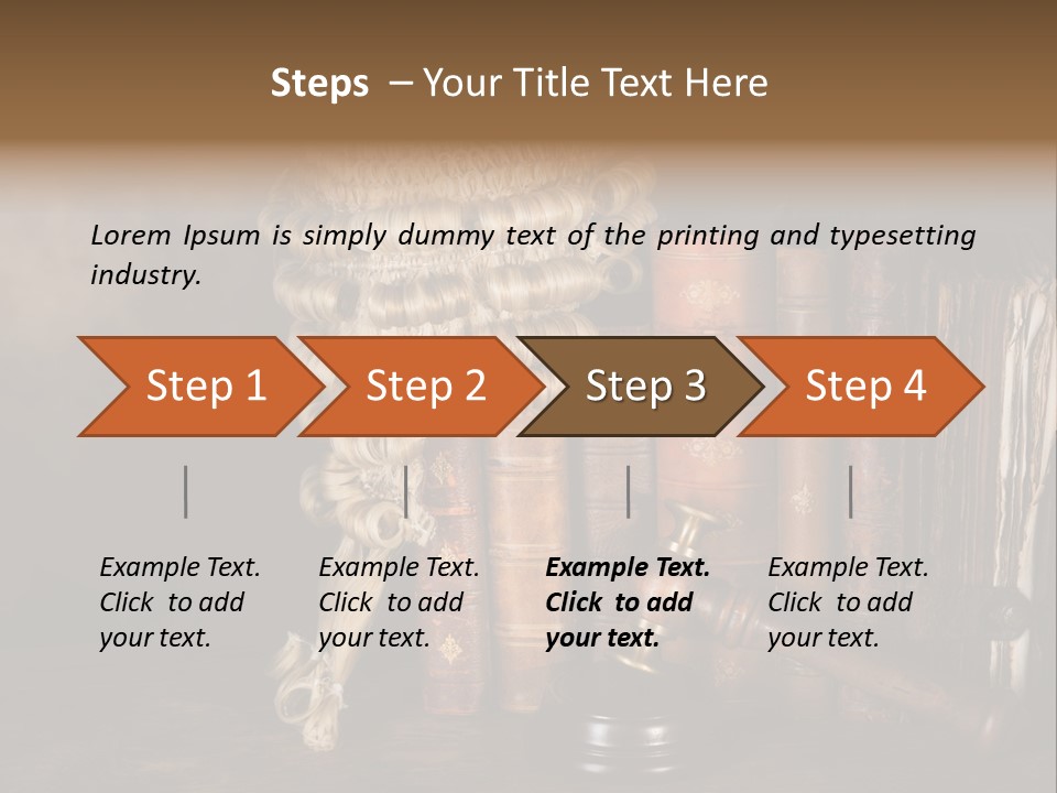 Authority Symbol Divorce PowerPoint Template