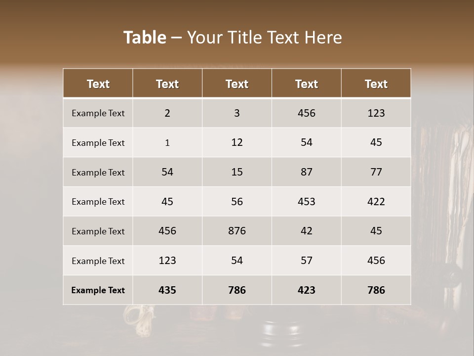 Authority Symbol Divorce PowerPoint Template