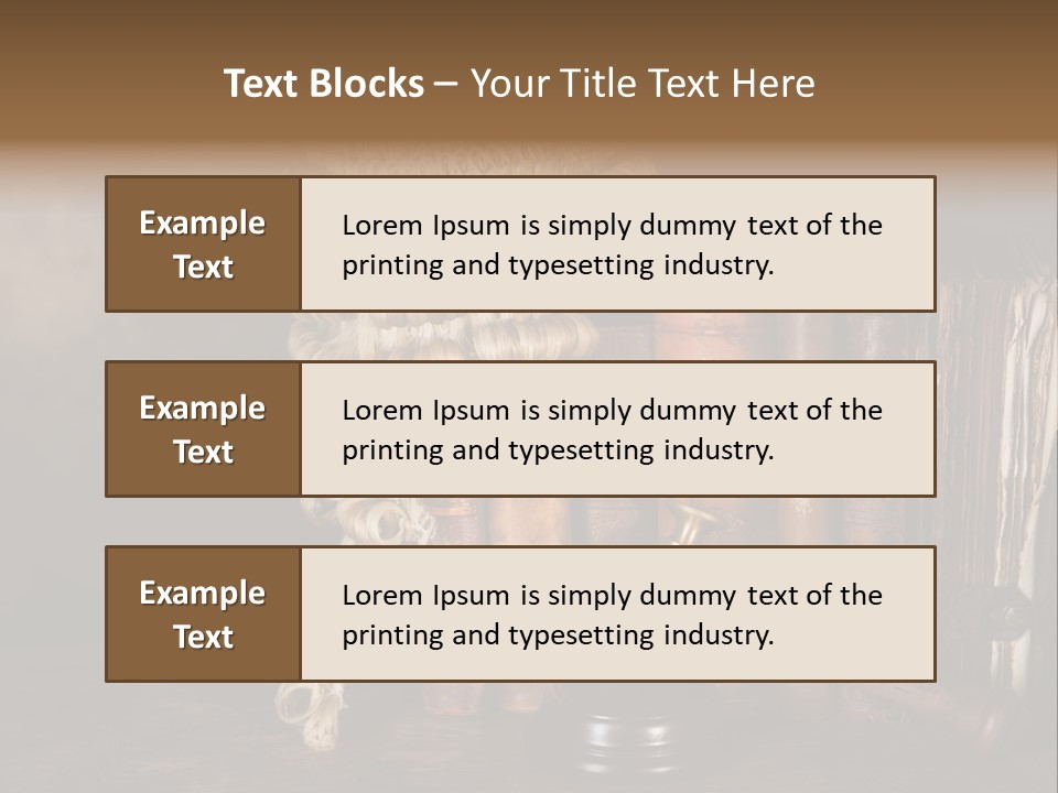 Authority Symbol Divorce PowerPoint Template
