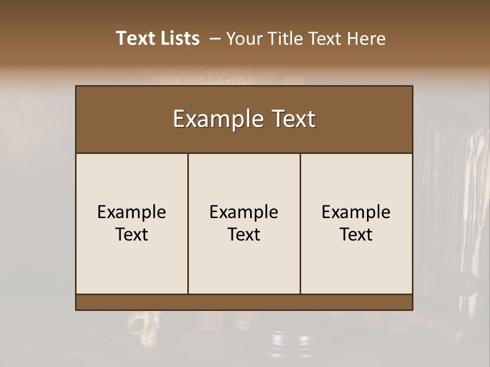 Authority Symbol Divorce PowerPoint Template