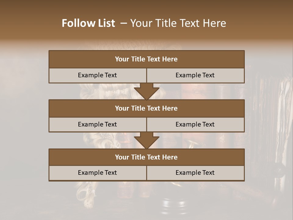 Authority Symbol Divorce PowerPoint Template