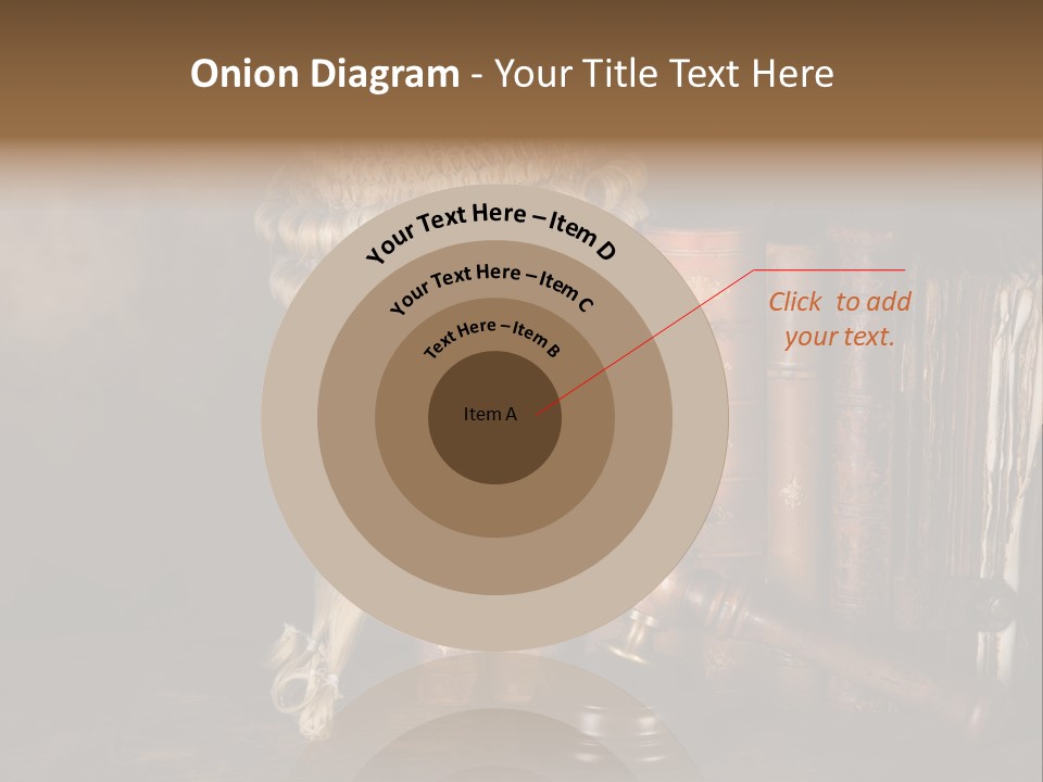 Authority Symbol Divorce PowerPoint Template