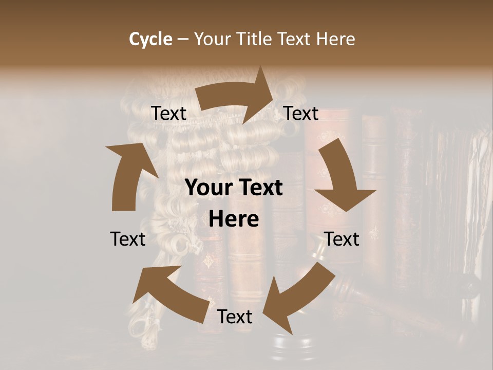 Authority Symbol Divorce PowerPoint Template