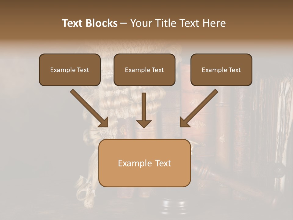 Authority Symbol Divorce PowerPoint Template