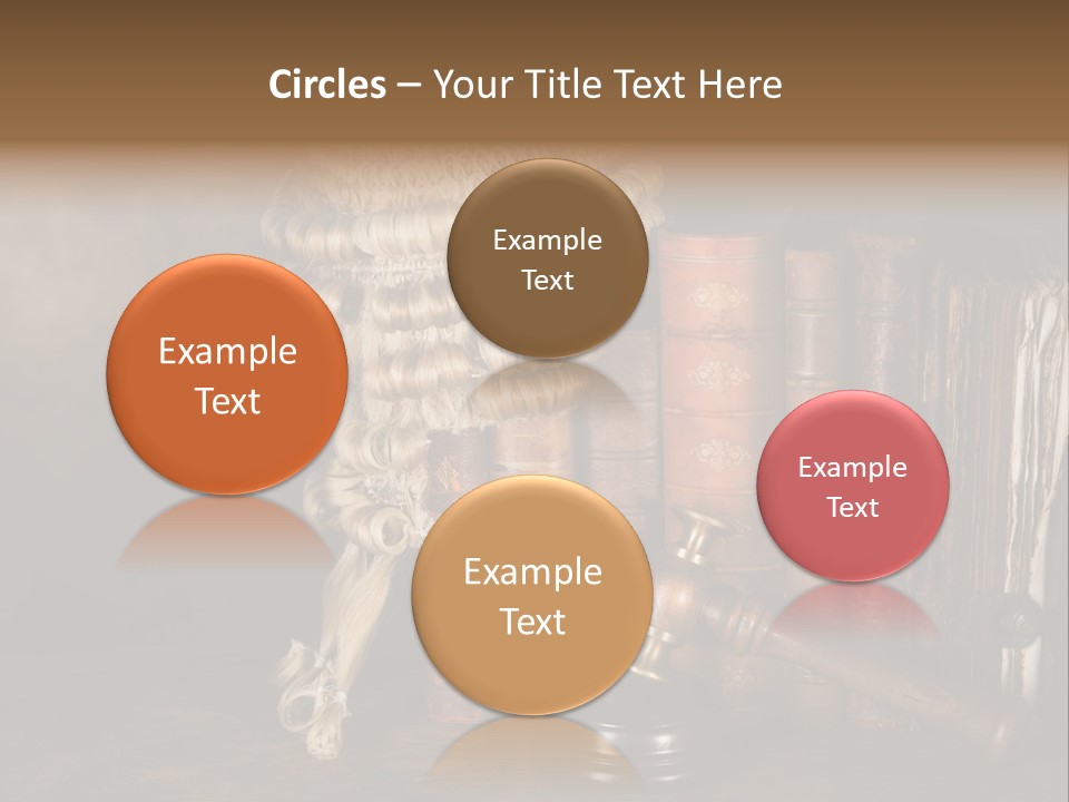 Authority Symbol Divorce PowerPoint Template