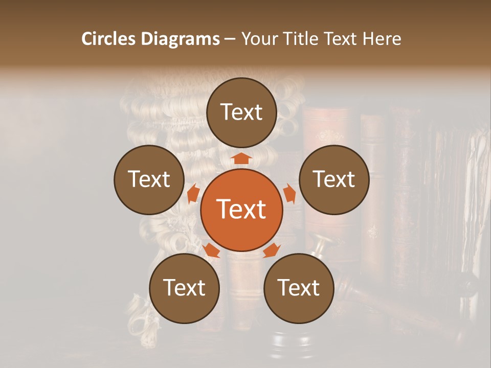 Authority Symbol Divorce PowerPoint Template