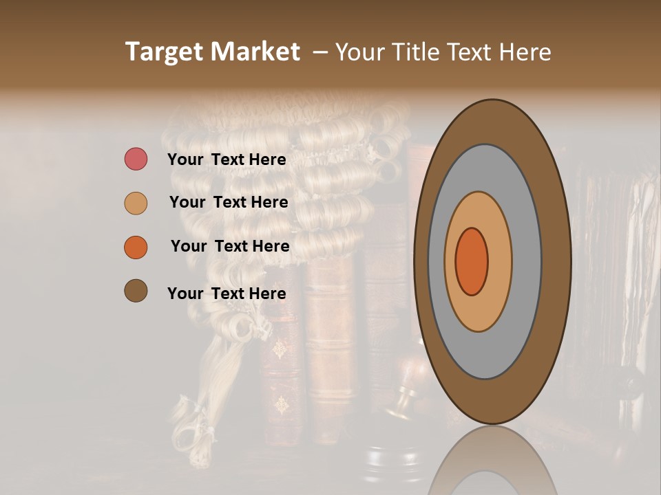 Authority Symbol Divorce PowerPoint Template