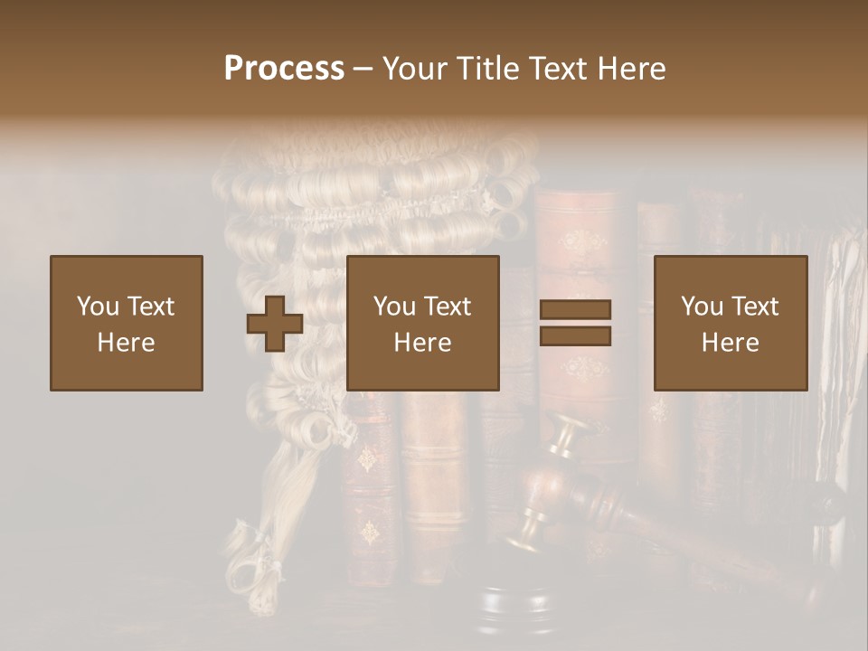 Authority Symbol Divorce PowerPoint Template