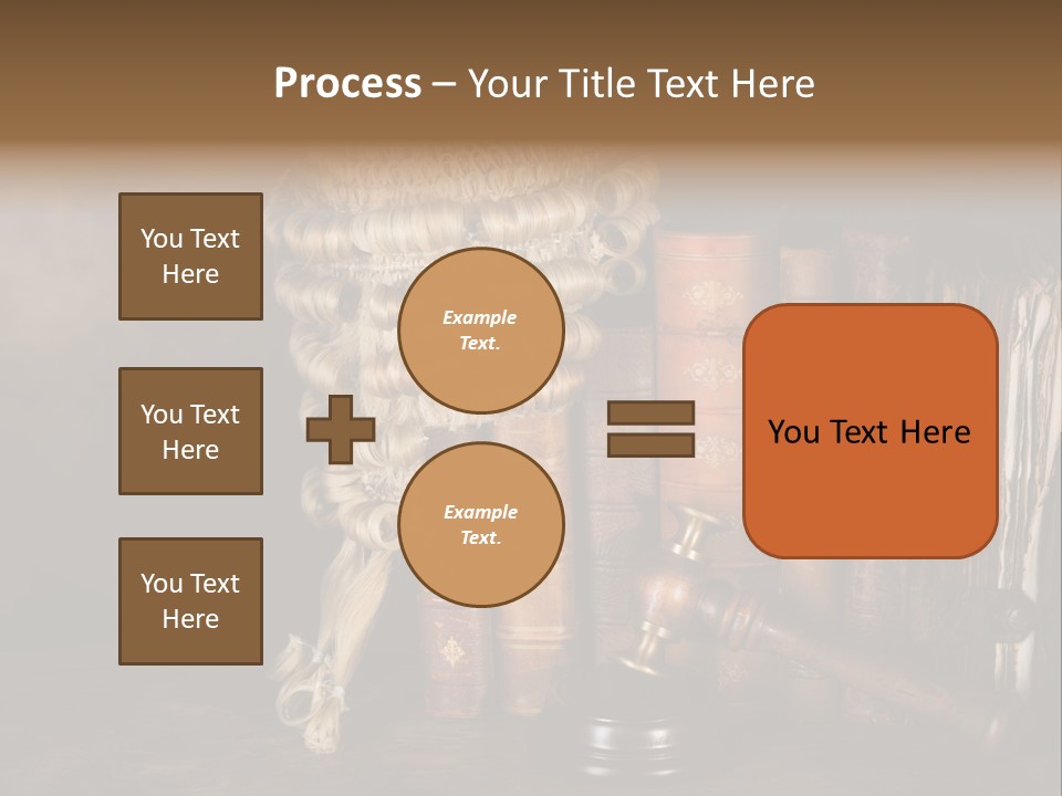 Authority Symbol Divorce PowerPoint Template