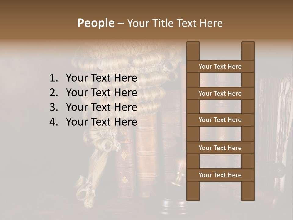 Authority Symbol Divorce PowerPoint Template