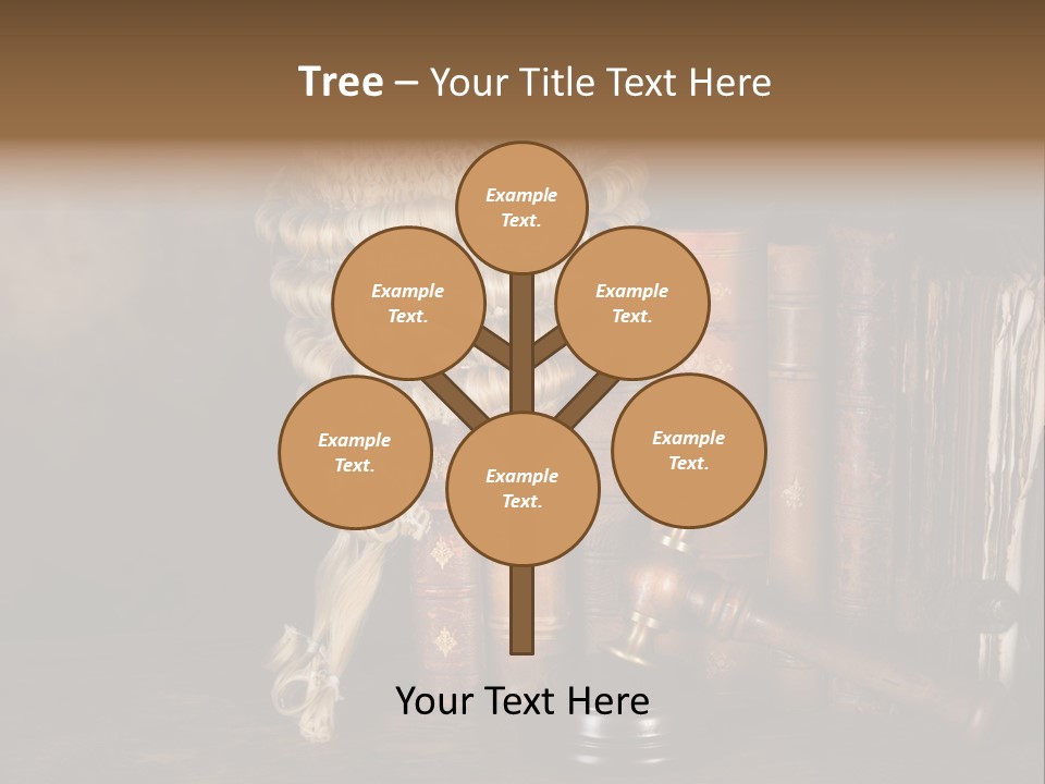 Authority Symbol Divorce PowerPoint Template