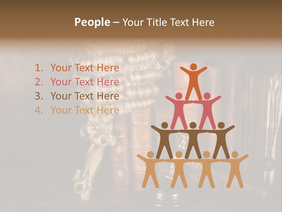 Authority Symbol Divorce PowerPoint Template