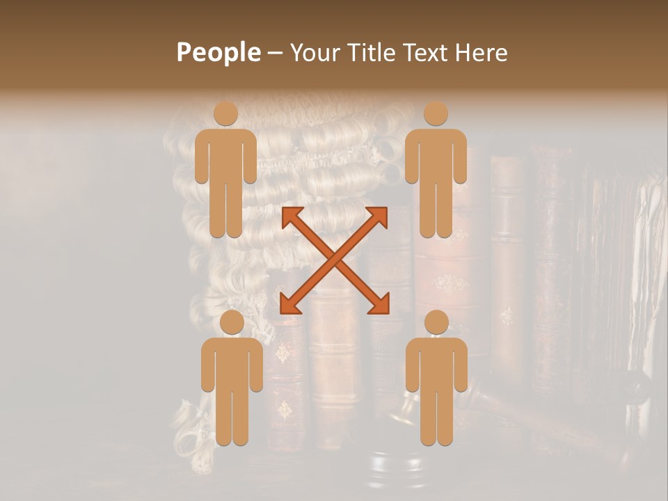 Authority Symbol Divorce PowerPoint Template