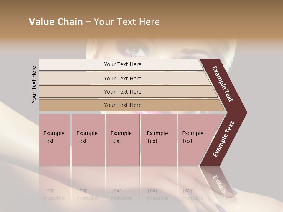 Elegance Face Blond PowerPoint Template