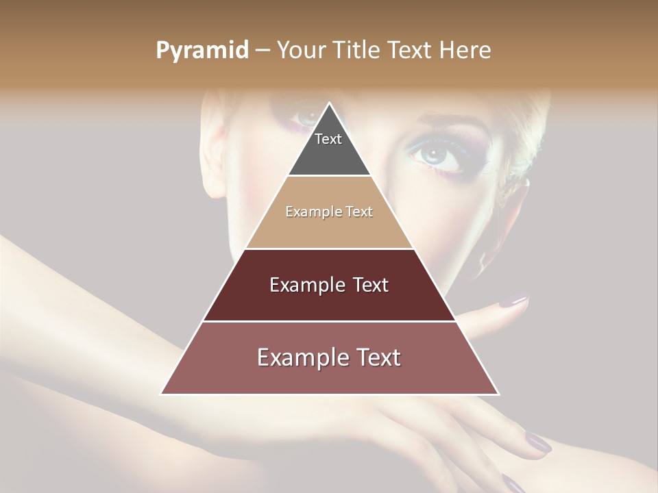 Elegance Face Blond PowerPoint Template