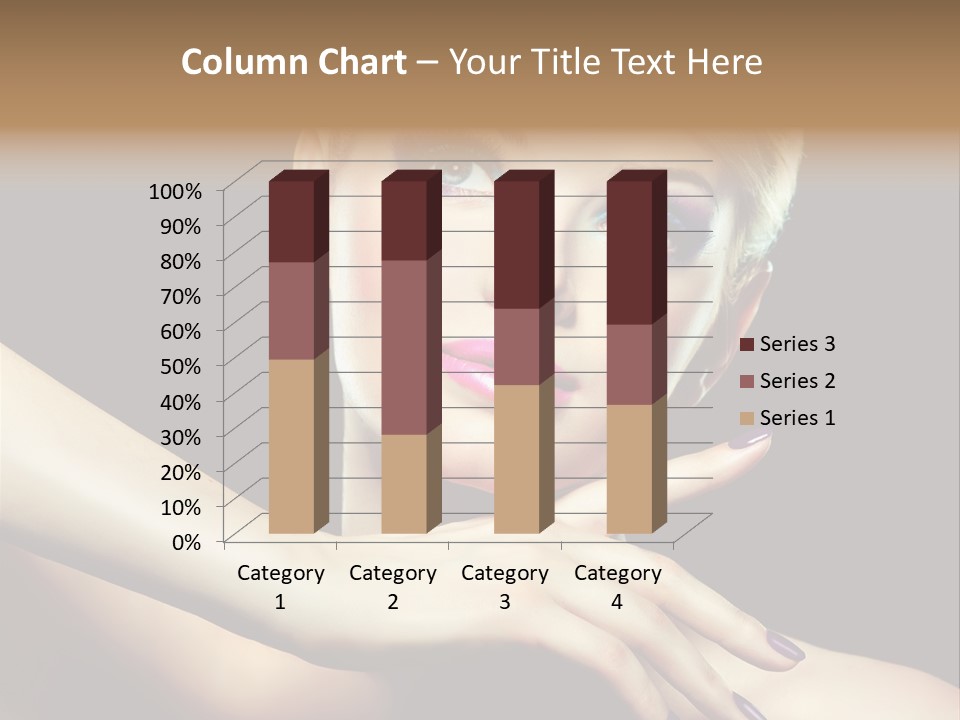 Elegance Face Blond PowerPoint Template