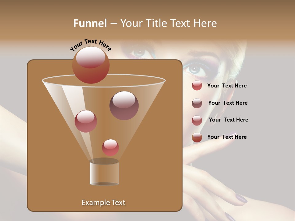 Elegance Face Blond PowerPoint Template