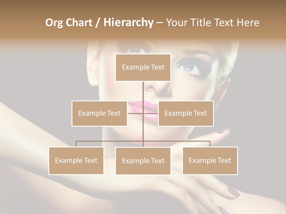 Elegance Face Blond PowerPoint Template