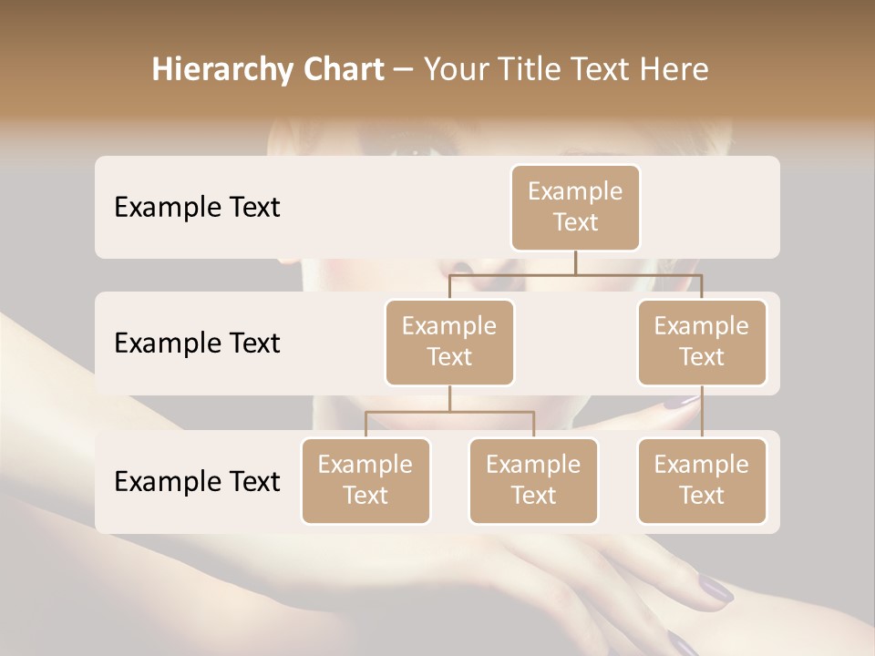 Elegance Face Blond PowerPoint Template