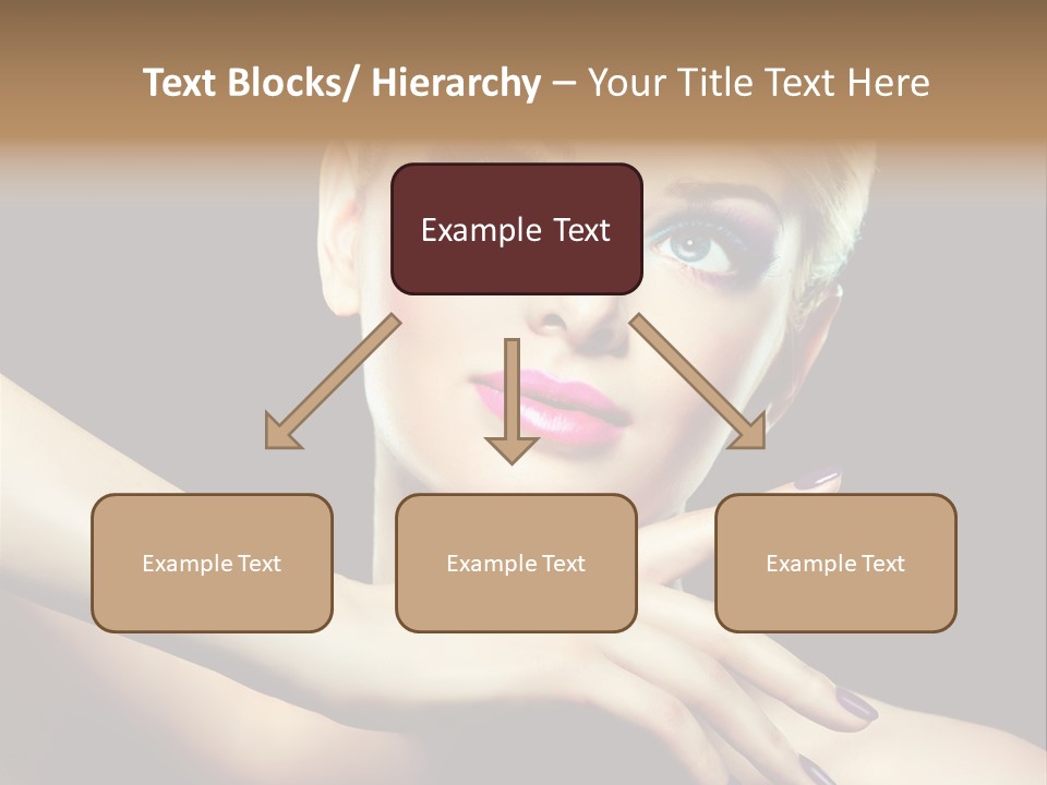 Elegance Face Blond PowerPoint Template