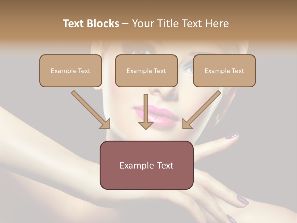 Elegance Face Blond PowerPoint Template