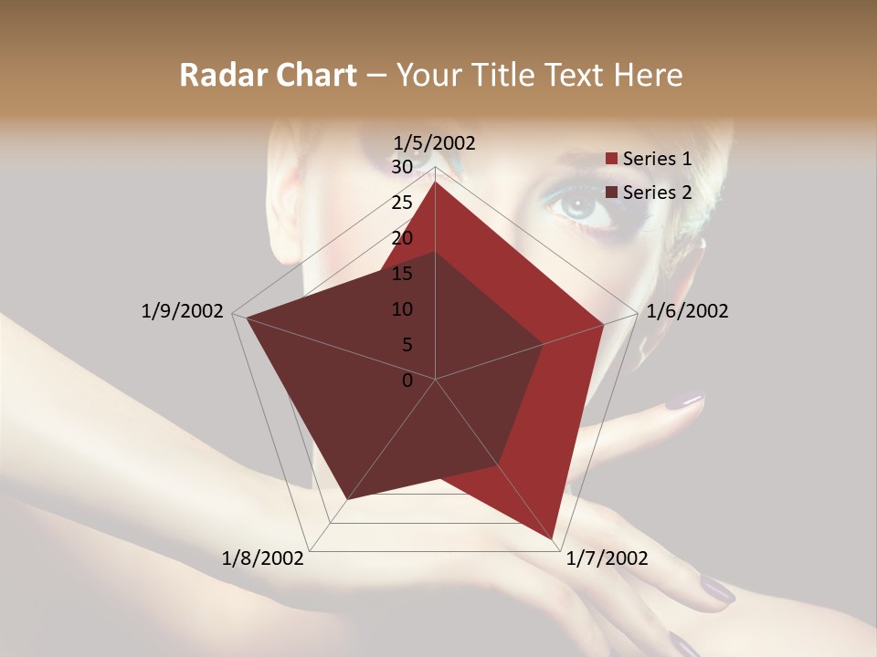 Elegance Face Blond PowerPoint Template