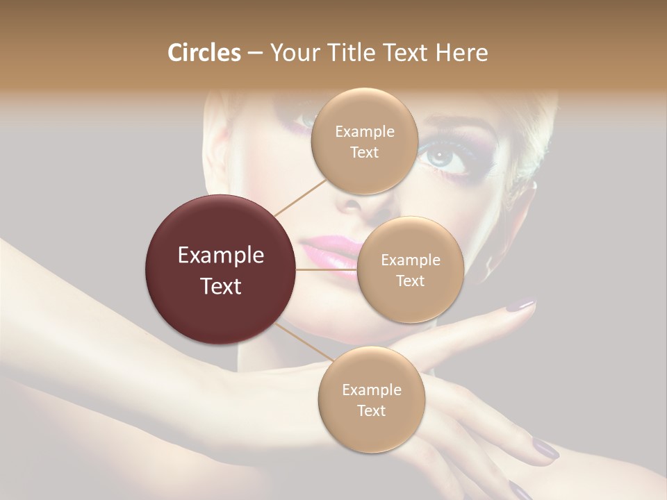 Elegance Face Blond PowerPoint Template