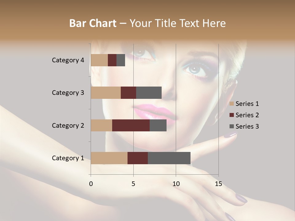 Elegance Face Blond PowerPoint Template