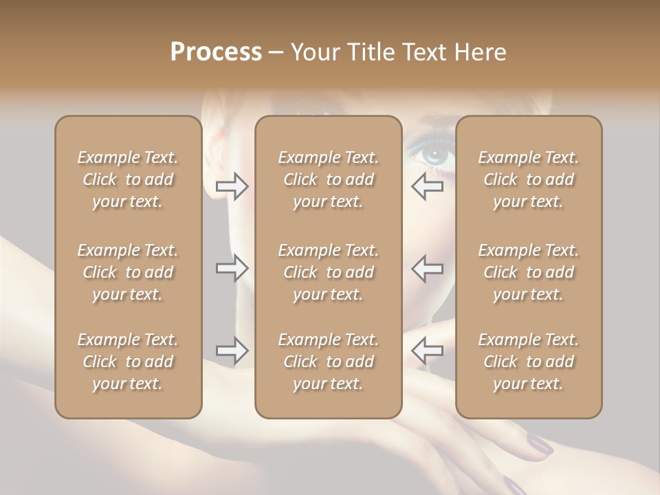 Elegance Face Blond PowerPoint Template