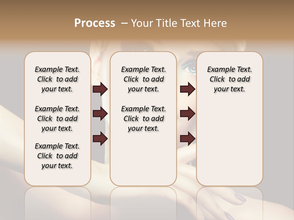 Elegance Face Blond PowerPoint Template