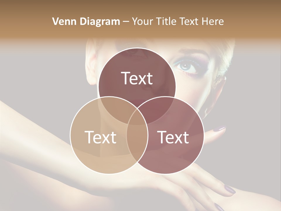 Elegance Face Blond PowerPoint Template