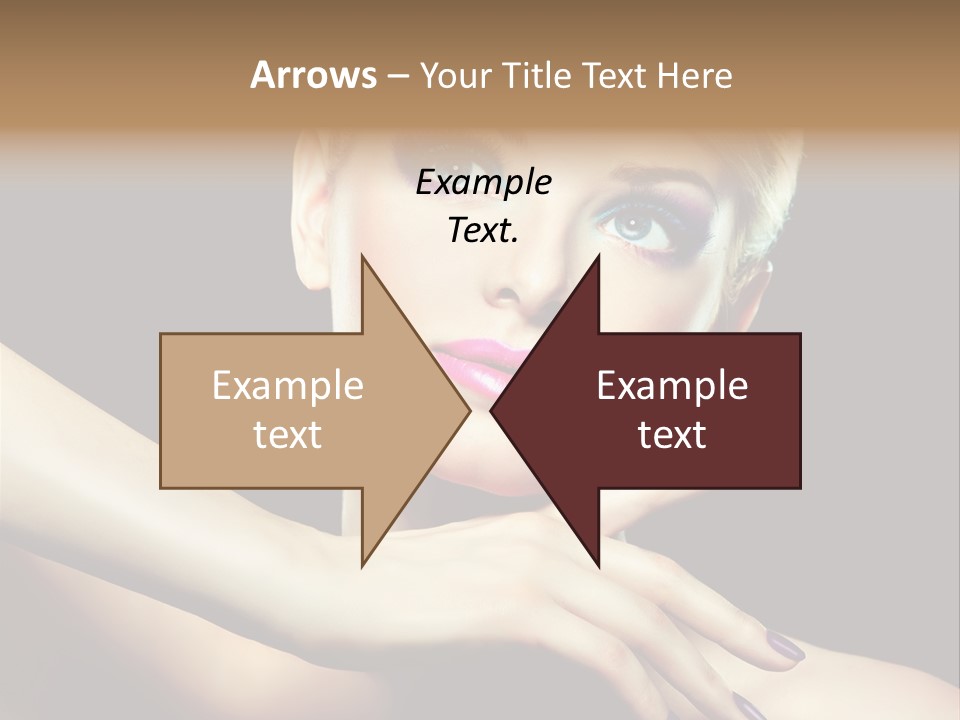 Elegance Face Blond PowerPoint Template