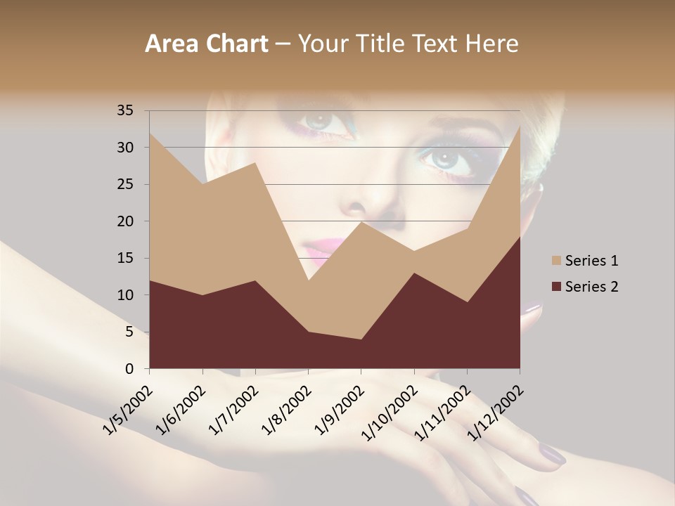 Elegance Face Blond PowerPoint Template