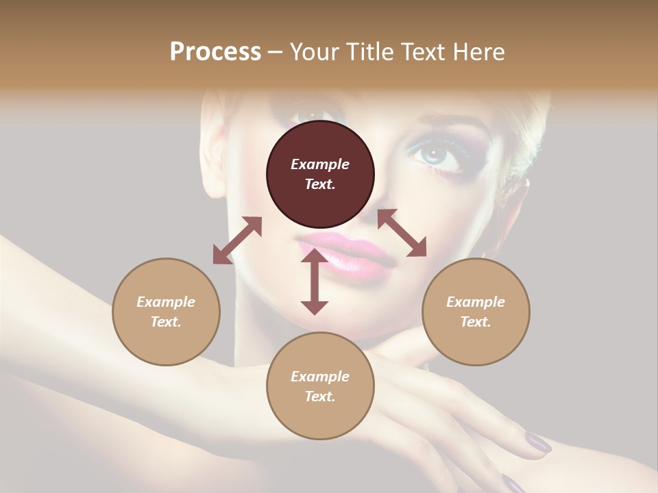 Elegance Face Blond PowerPoint Template