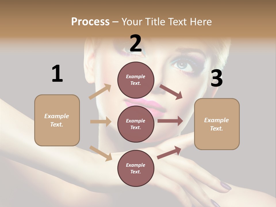 Elegance Face Blond PowerPoint Template
