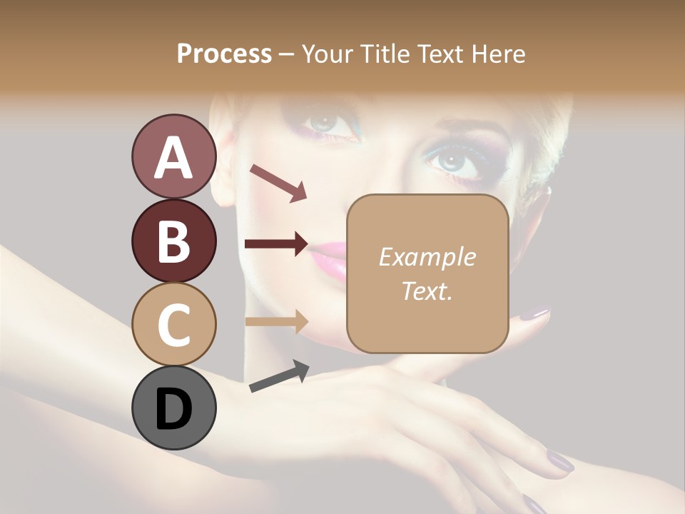 Elegance Face Blond PowerPoint Template