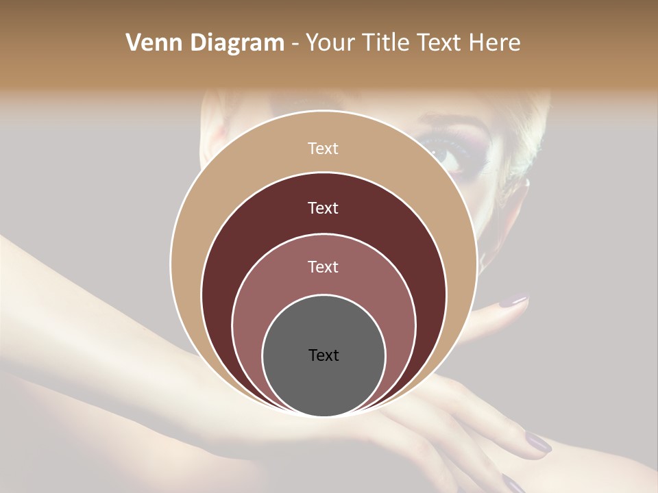 Elegance Face Blond PowerPoint Template