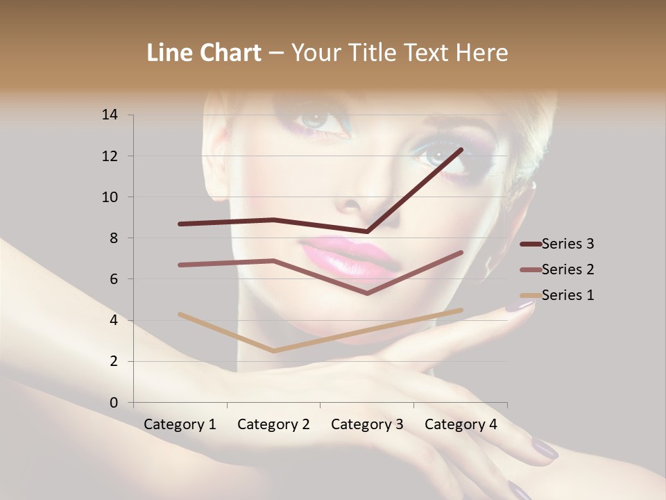 Elegance Face Blond PowerPoint Template