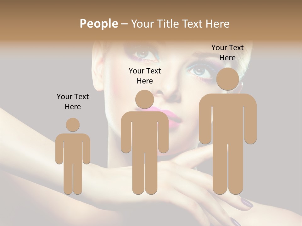 Elegance Face Blond PowerPoint Template