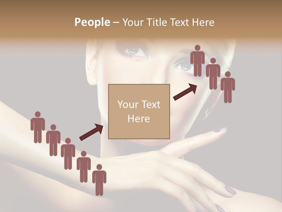 Elegance Face Blond PowerPoint Template