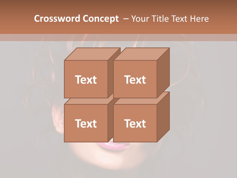 Bright Close Up Dark Background PowerPoint Template